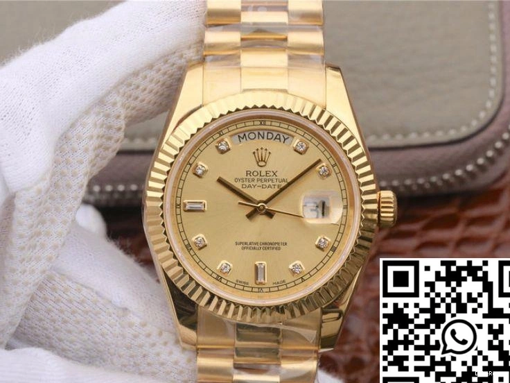 Rolex Gold 18K 218238 Dial Yellow Day-Date II 40MM EW Factory 0430